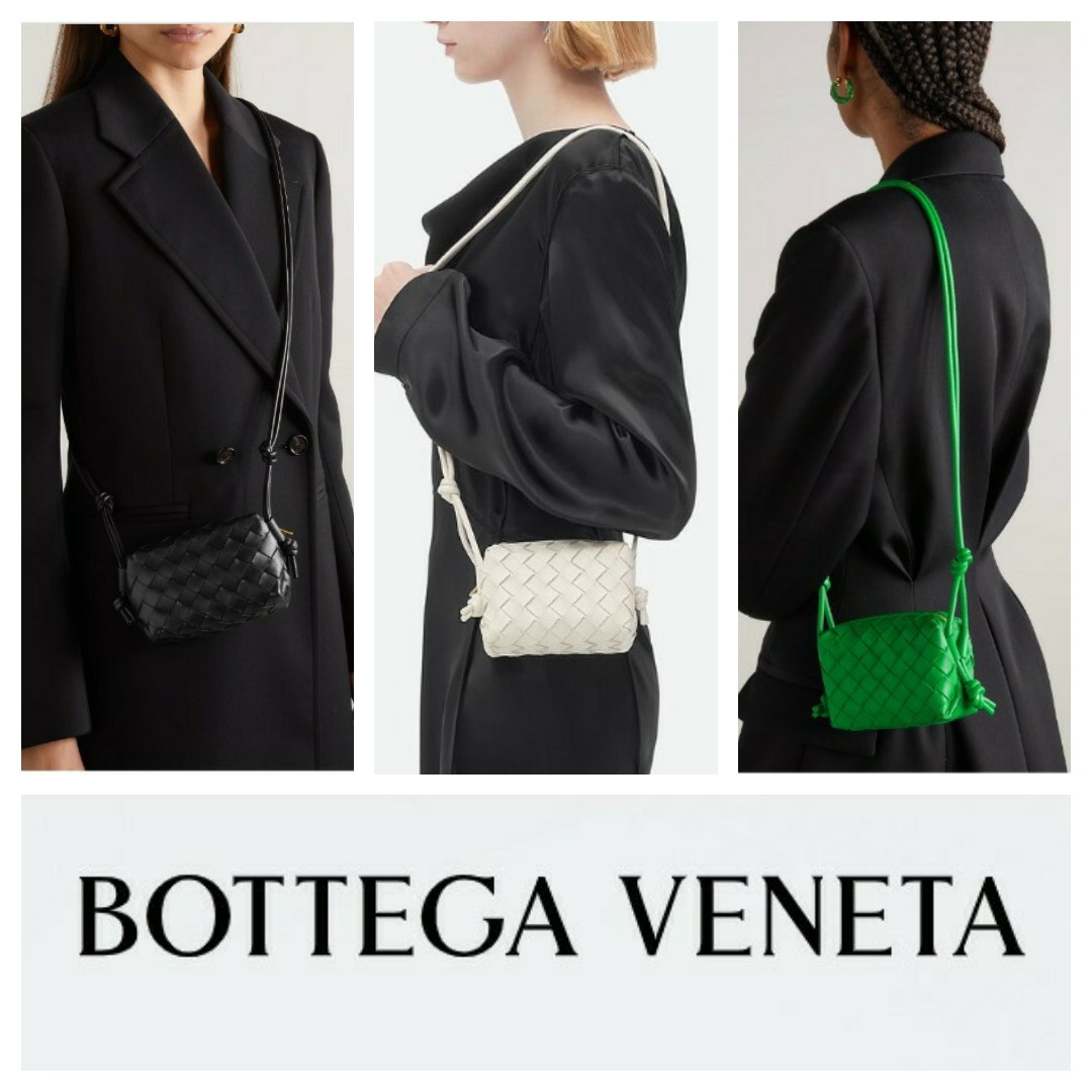 Bottega Veneta Candy Loop Leather Shoulder Bag