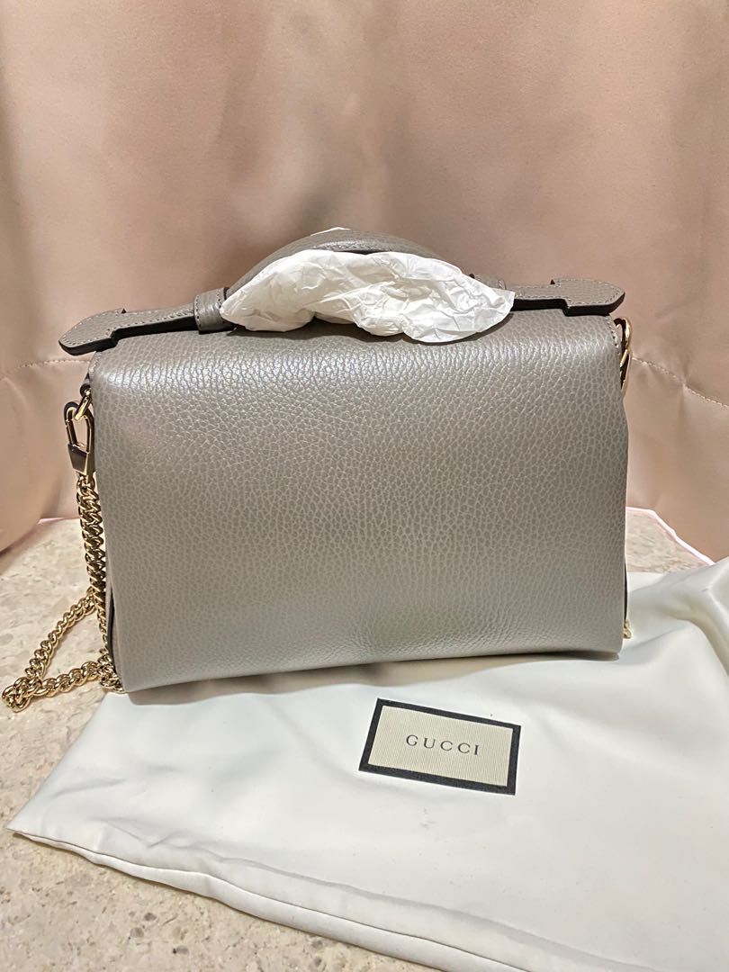 Brand New Gucci crossbody bag in grey Women s Fashion Bags