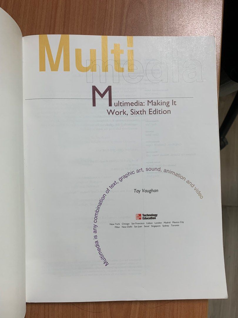 Buku Multimedia Making it Work edisi 6 by Tay Vaughan, Books