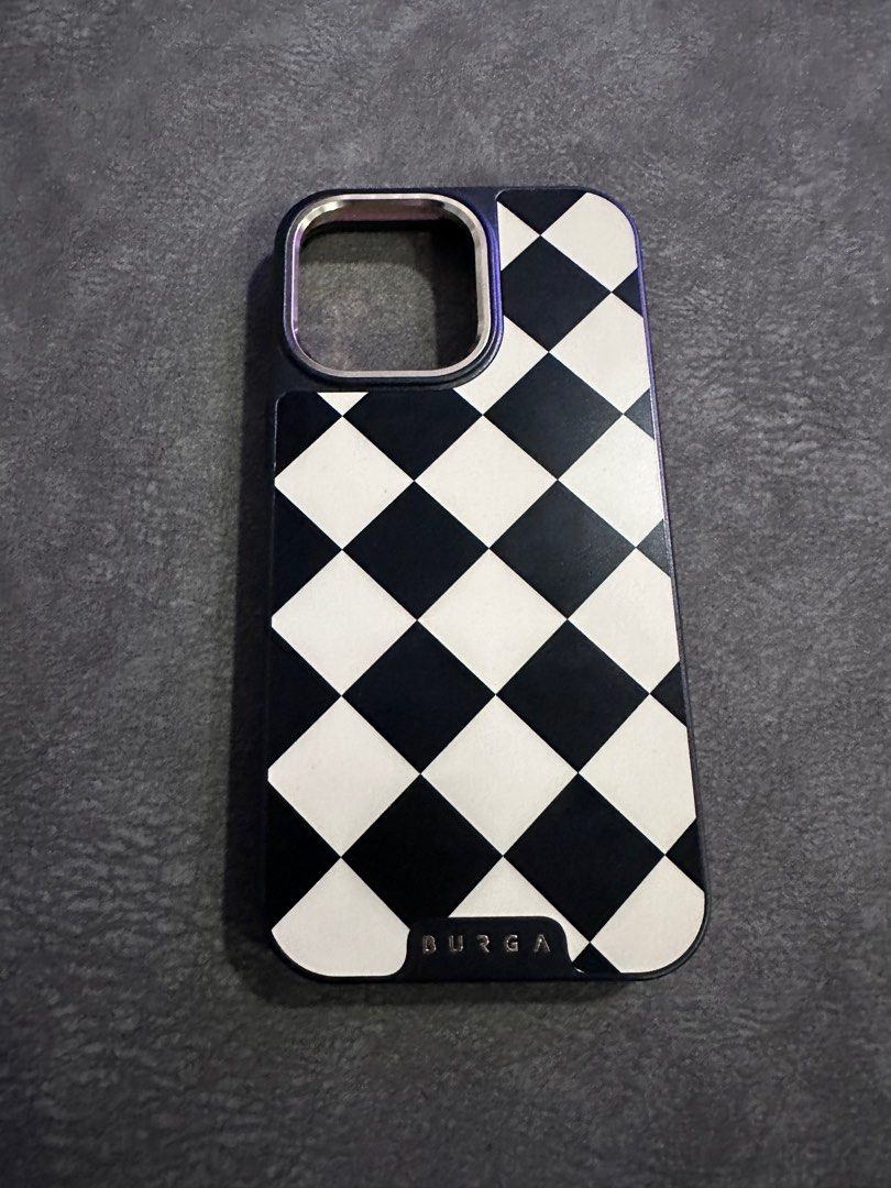 Coque Burga Elite Pour IPhone 14 Pro - Motif Pois Amande Noir - Occasion, Bon état
