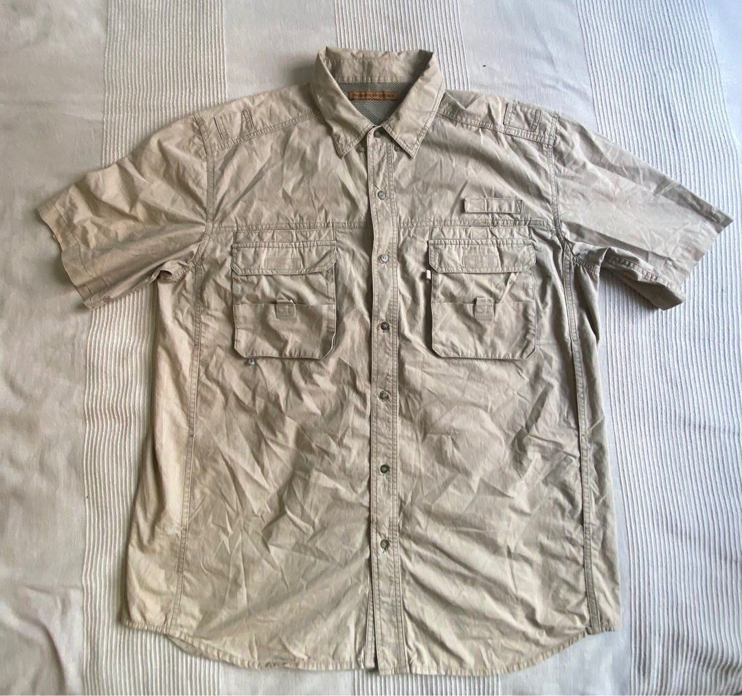Camel Adventure Safari 4x4 Fishing Outdoor Shirt (multiple pockets) XL/XXL,  Men's Fashion, Activewear on Carousell