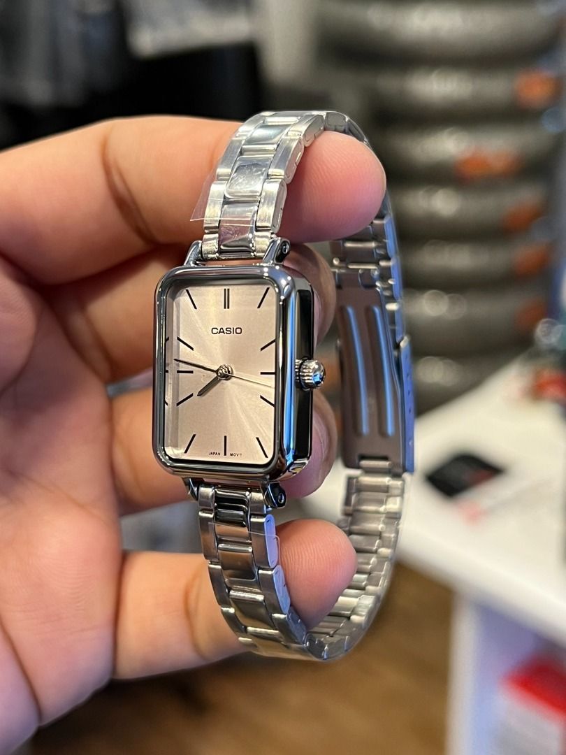CASIO Analog Stainless Steel Ladies Watch LTP-V009D-4E, Luxury, Watches on Carousell