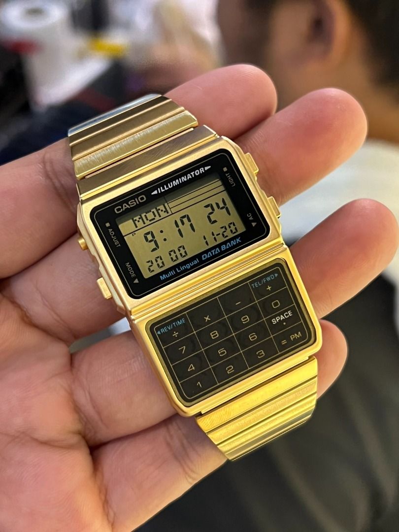 Casio calculator watch stainless steel new arrivals