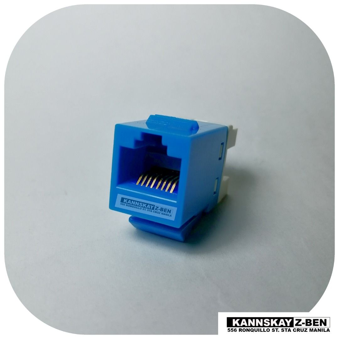 CAT6 IO JACK Keystone or Modular Jack AMP COMMSCOPE, Computers & Tech, Parts & Accessories