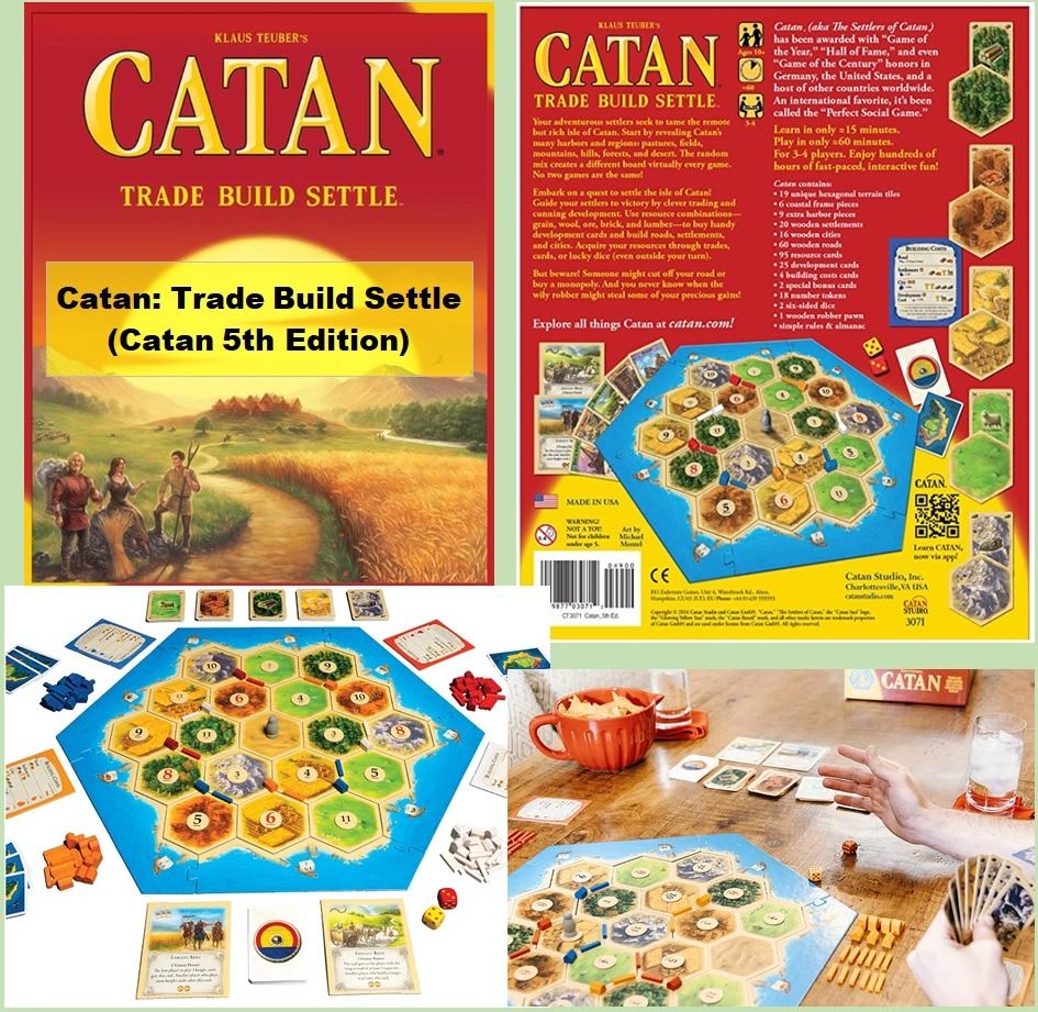 Catan 5th Edition Trade Build Settle (Popular Board Game), Hobbies