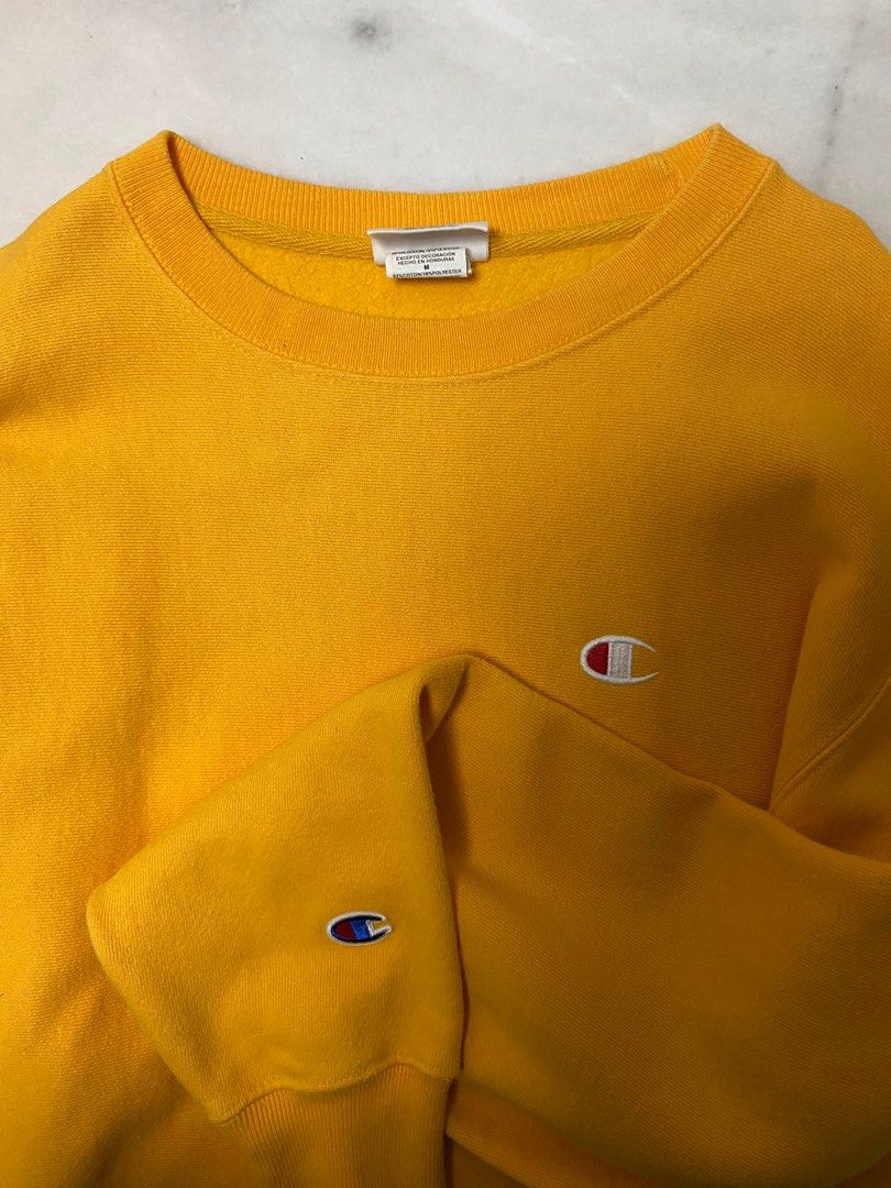 Champion mustard clearance yellow sweater