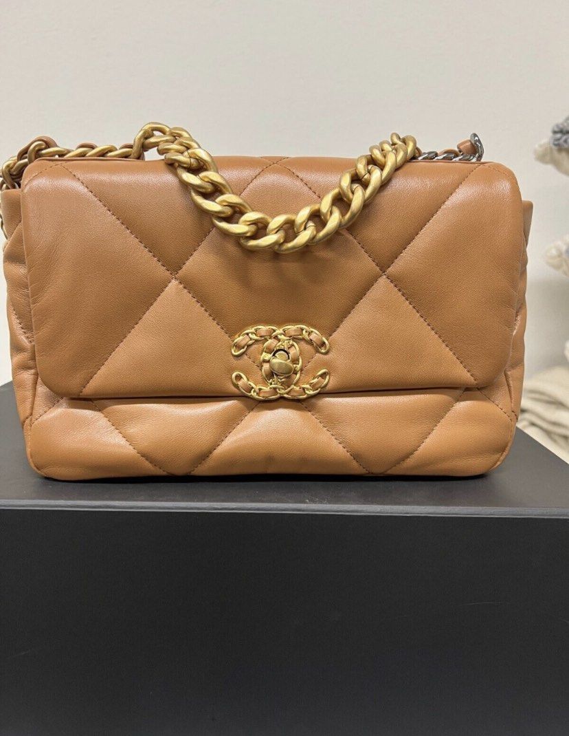 Chanel camel clearance