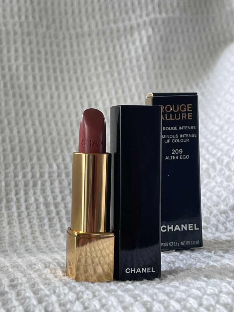 Chanel Rouge Allure Luminous Intense Lipstick #209 alter ego, Beauty &  Personal Care, Face, Makeup on Carousell