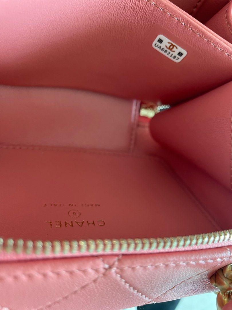 CHANEL Vanity case bag pink, Luxury, Bags & Wallets on Carousell