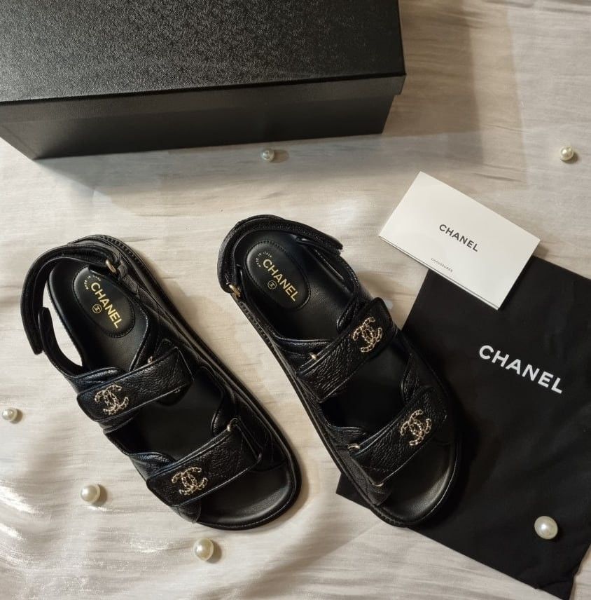 Chanel sandals 2020 2025 velcro