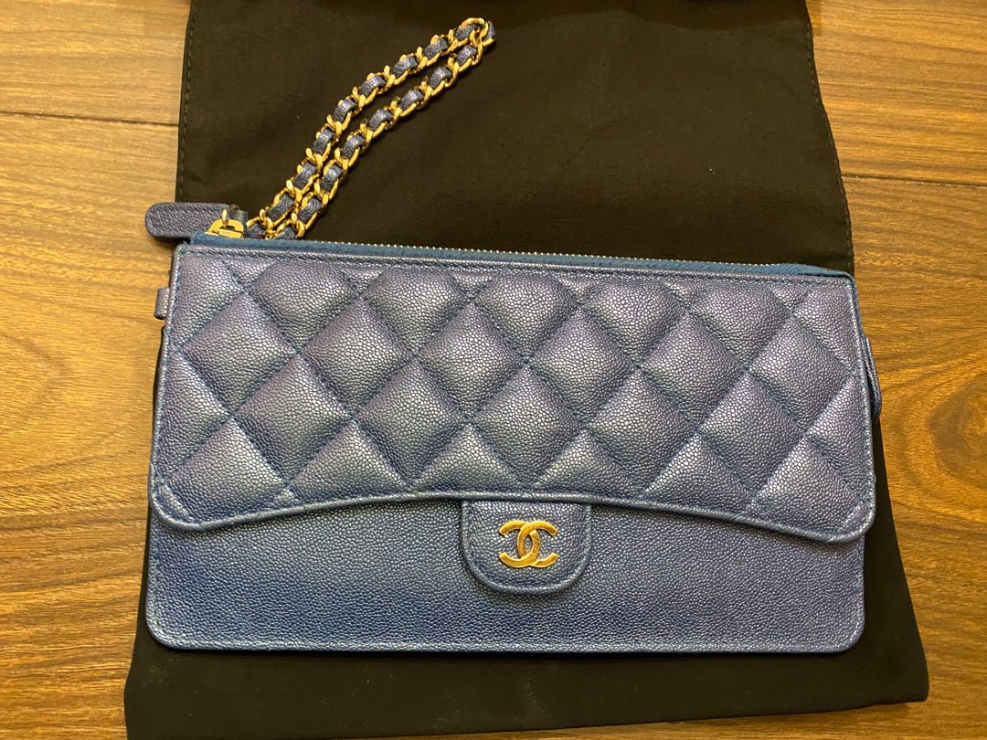 Chanel Navy Denim Wallet On Chain Gold Hardware 2022 Available For  Immediate Sale At Sothebys