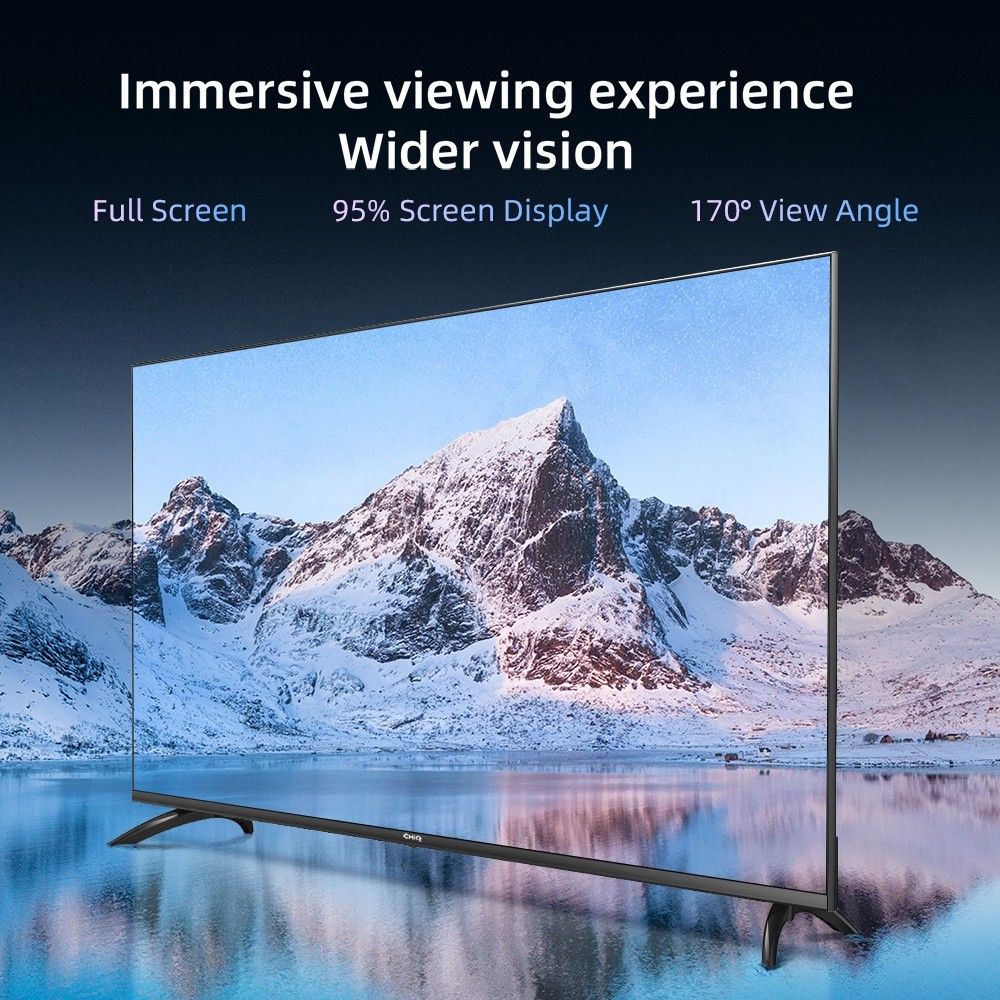 Check out CHiQ U55G7N 55 inch Android Smart TV/Bezelless/4K UHD/HDR10/Dolby Vision/Dolby Audio