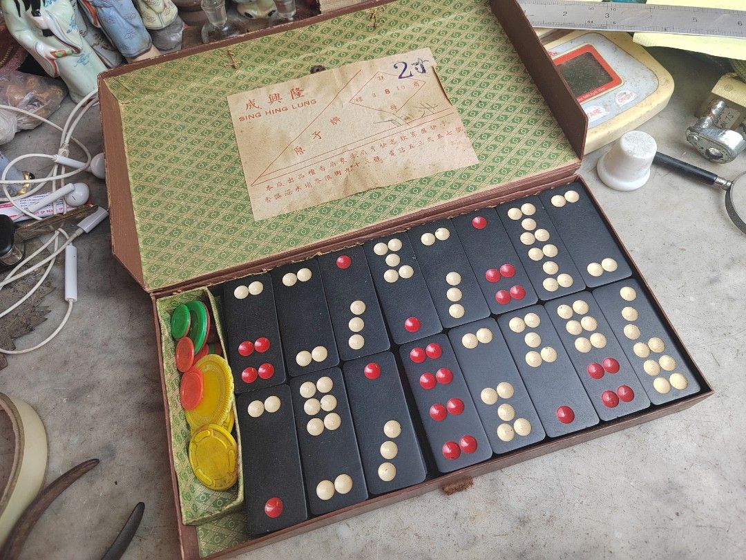 Chinese Domino Set Hobbies Toys Collectibles Memorabilia Vintage 