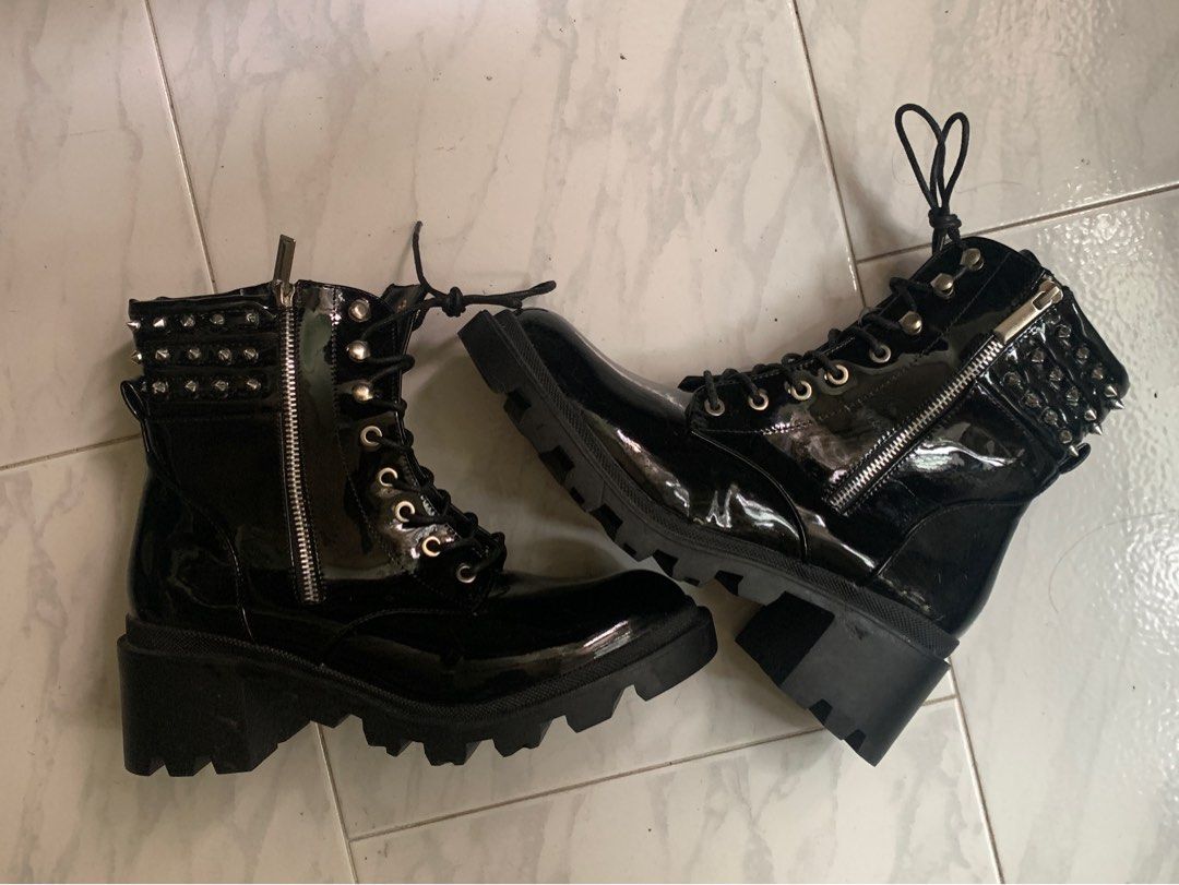Platform boots sale size 9