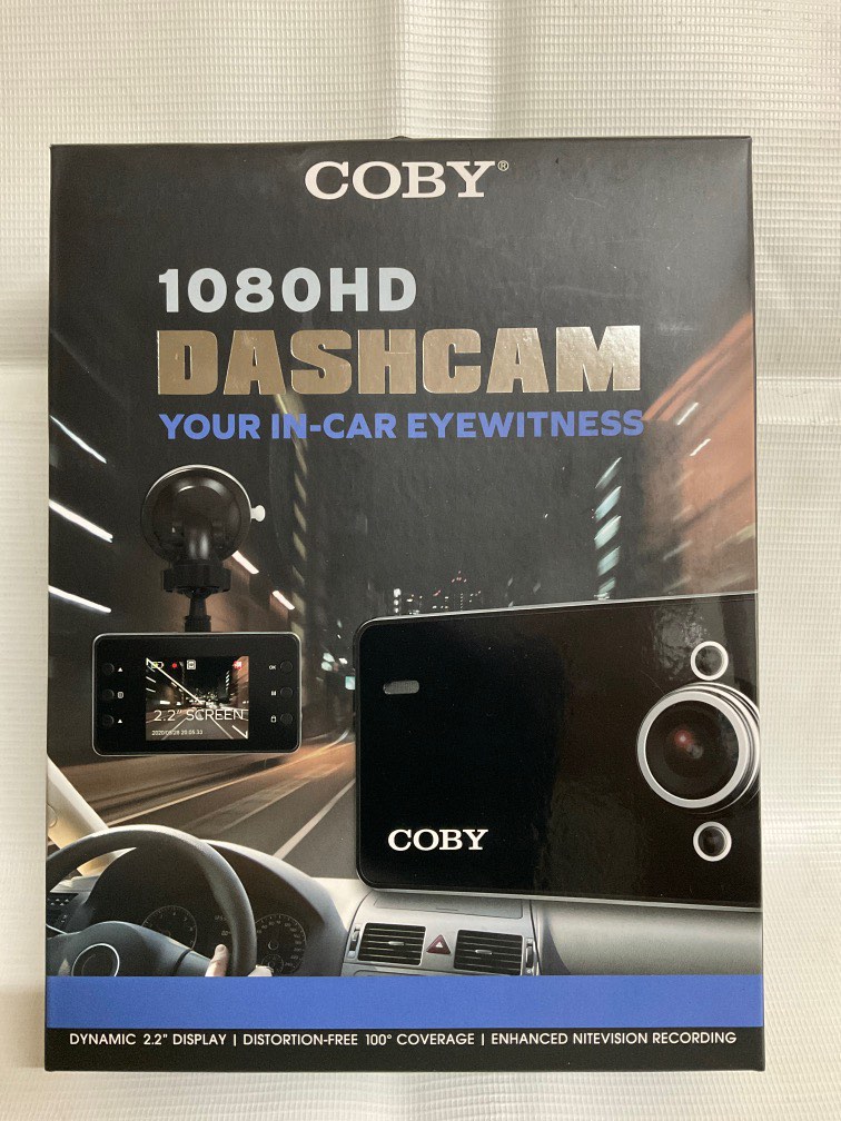 Coby 1080HD Dashcam, Car Parts & Accessories, Audio, Video, Alarm and