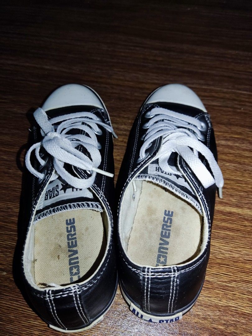Converse All Star LEATHER US6 UK4 Women s Fashion Footwear