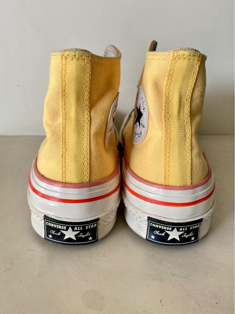 Chuck 70 turmeric dyed high top top