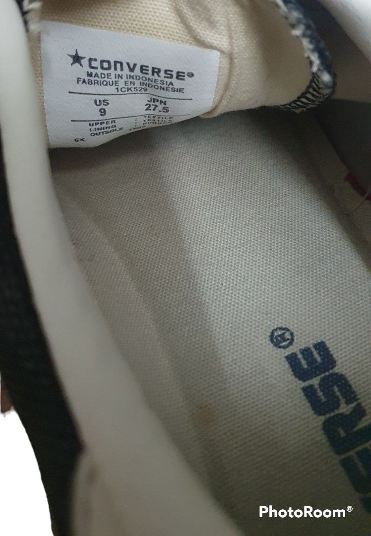 Converse one star size deals