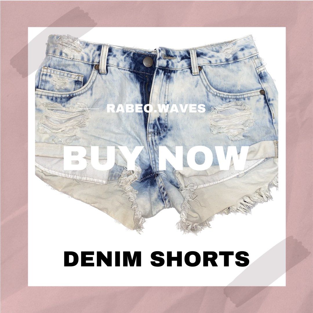 Cotton On Denim Shorts, Women's Fashion, Bottoms, Shorts on Carousell