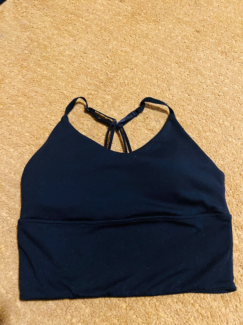 清屋Cotton on yoga sport bra adjustable black size M, 女裝, 上衣