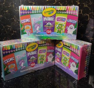 1 BOX Crayola Specialty Crayons: Special Effects, 120Ct