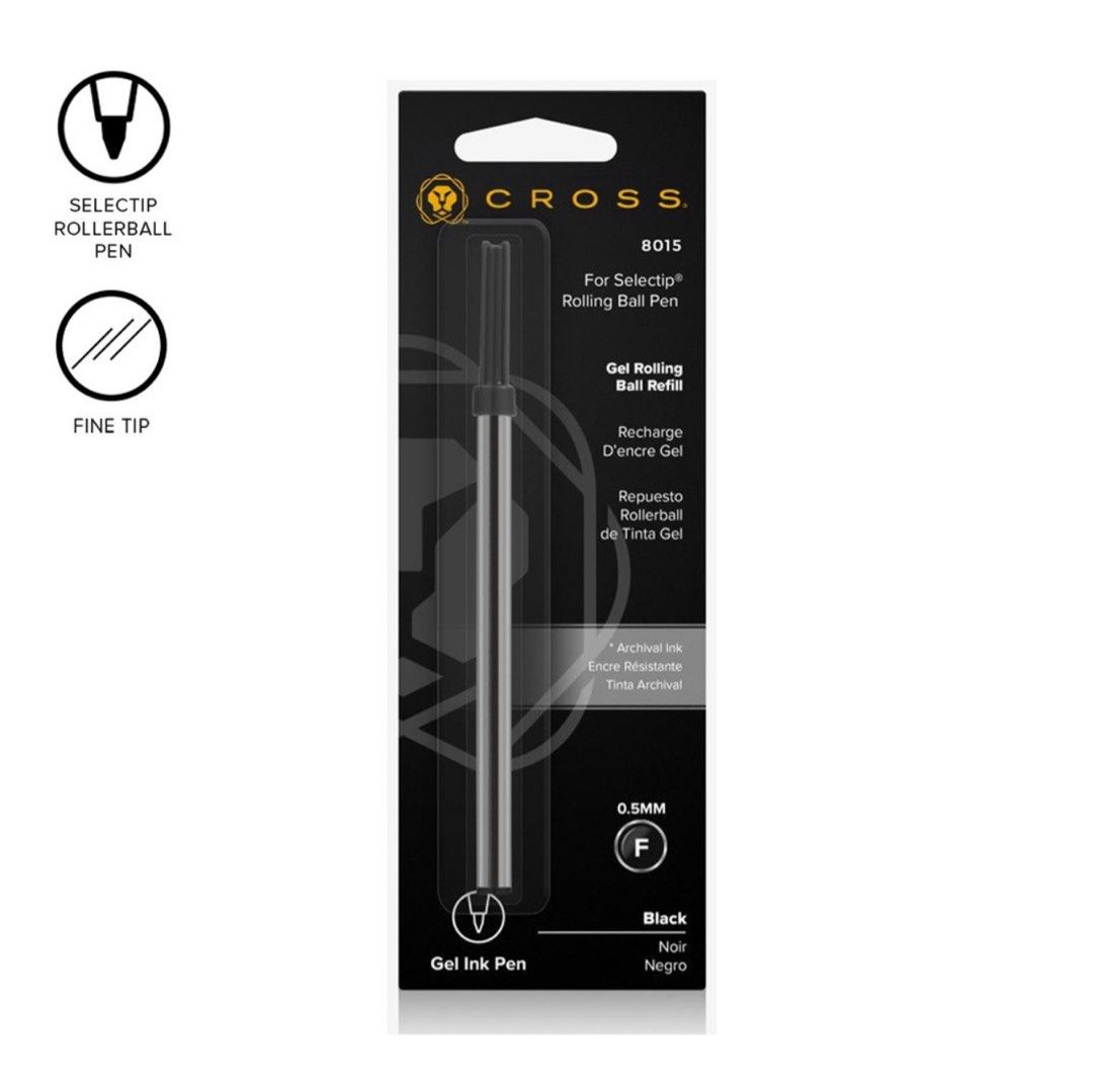 Cross Gel Rolling Ball Refill for Selectip Rolling Ball Pen (Category: Stationery & School Supplies) located in Angeles City. Submitted by sweeetoooth (Listing ID 1207755298, Image 2). Description: Never used RFS: does not fit my pen.