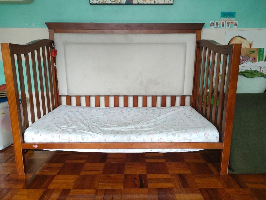 Cuddlebug Crib 4 in 1 Babies Kids Baby Nursery Kids