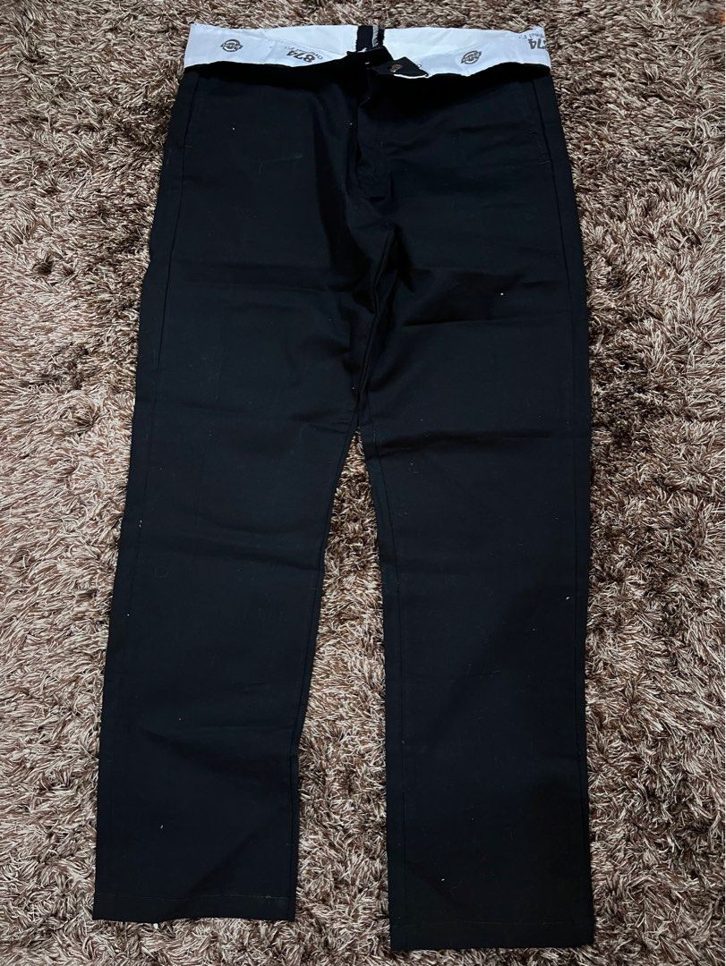 Dickies 874 Black Original Fit Long Work Pants , Women's Fashion
