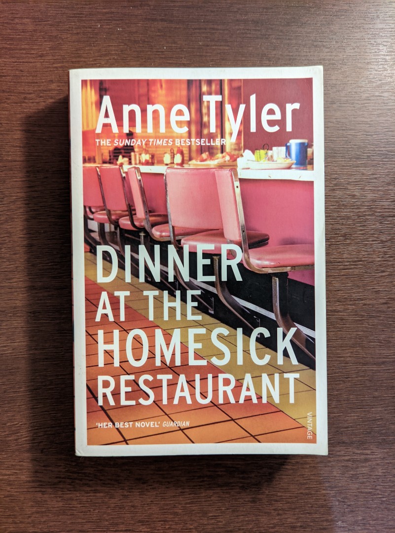 Dinner　Non-Fiction　Toys,　Homesick　at　by　Anne　Hobbies　the　Tyler,　Restaurant　Fiction　Books　Magazines,　on　Carousell