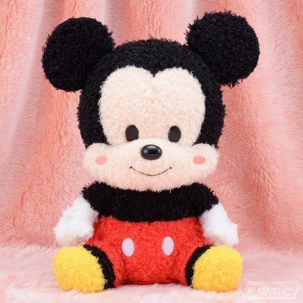 日本Disney 迪士尼米奇老鼠Mickey Mouse米老鼠moa moo系列Q版坐姿抱枕Sega Plaza世嘉獎JAIA日版景品Soft Toys Doll Plush玩具大毛公仔娃娃玩偶可愛毛絨
