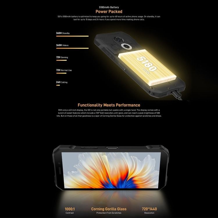 DOOGEE S51 Rugged Phone Dual SIM 4GB+64GB, Mobile Phones & Gadgets ...