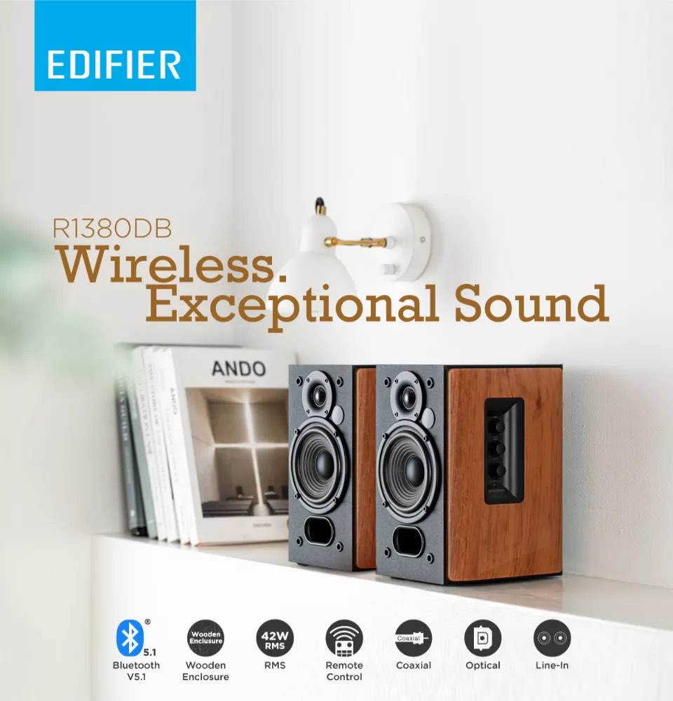 Edifier R1380DB, Audio, Soundbars, Speakers & Amplifiers on Carousell