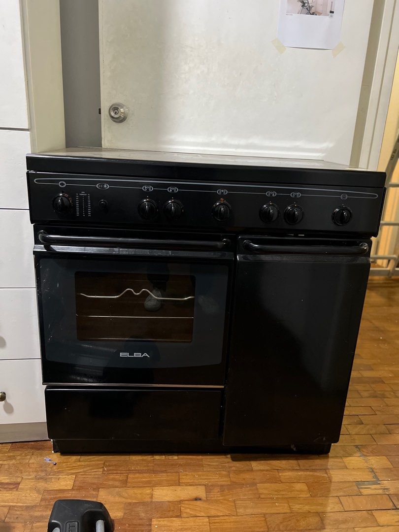 ELBA 90cm 5burner gas/electric range oven + Range Hood, TV & Home