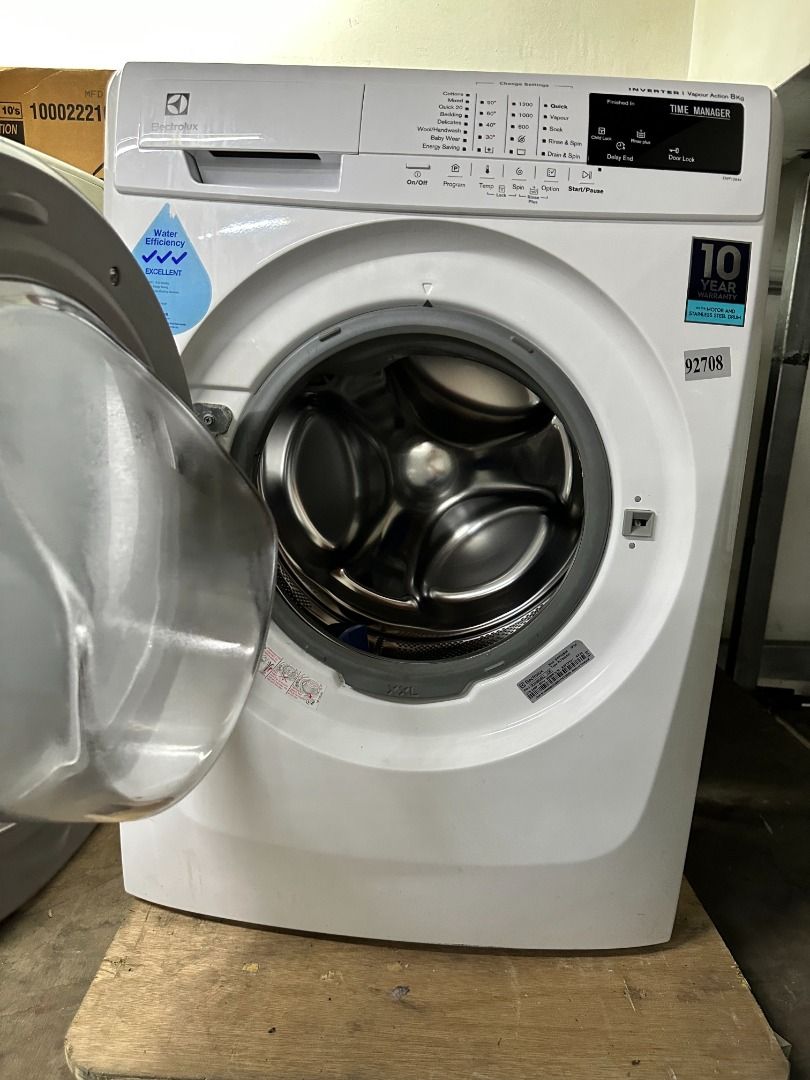 ELECTROLUX 8KG FrontLoader Washing Machine EWF12844 (92708), TV & Home