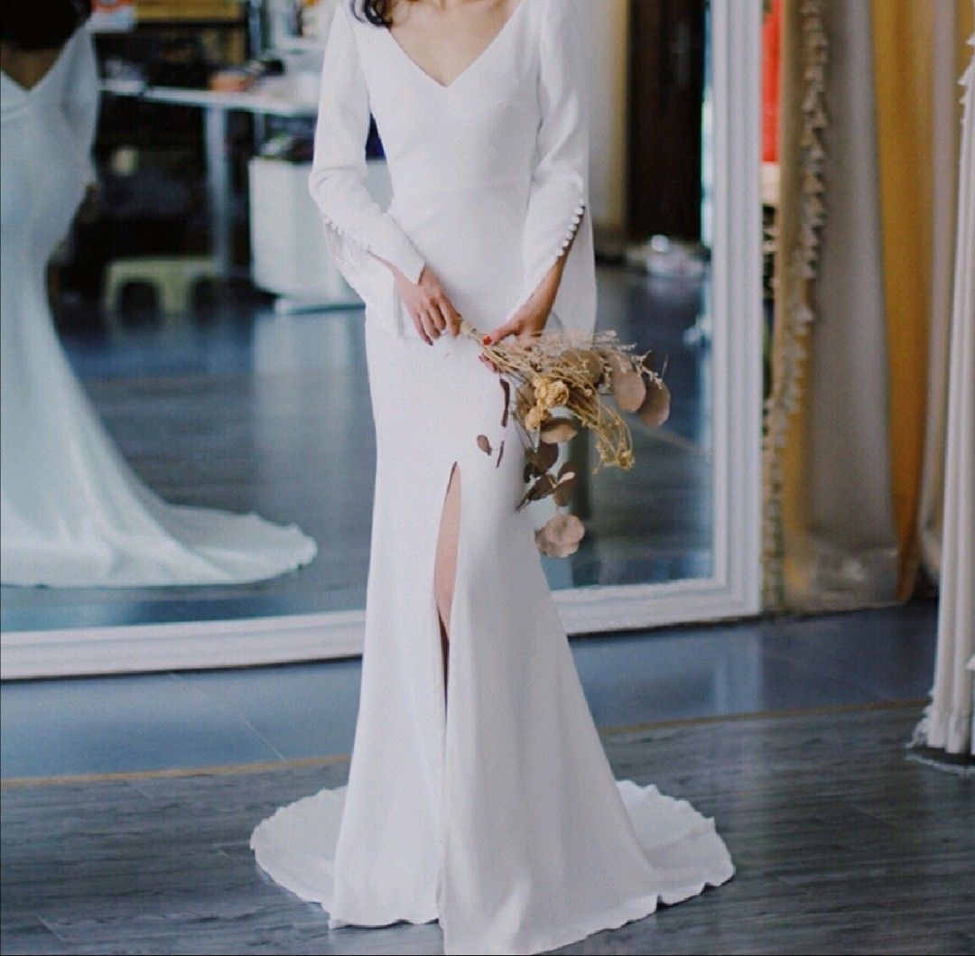Elegant outlet white gowns