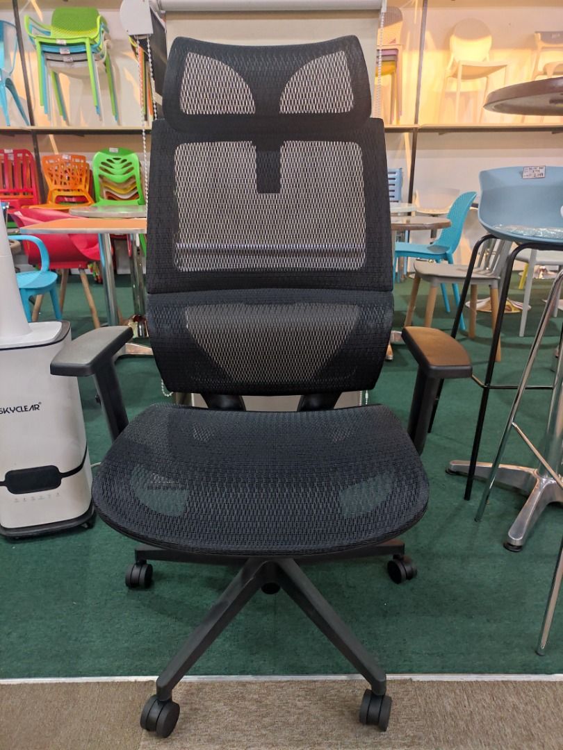 Newarrival Ergodynamic HUMAN V7.0 Executive Mesh Chair, High Back
