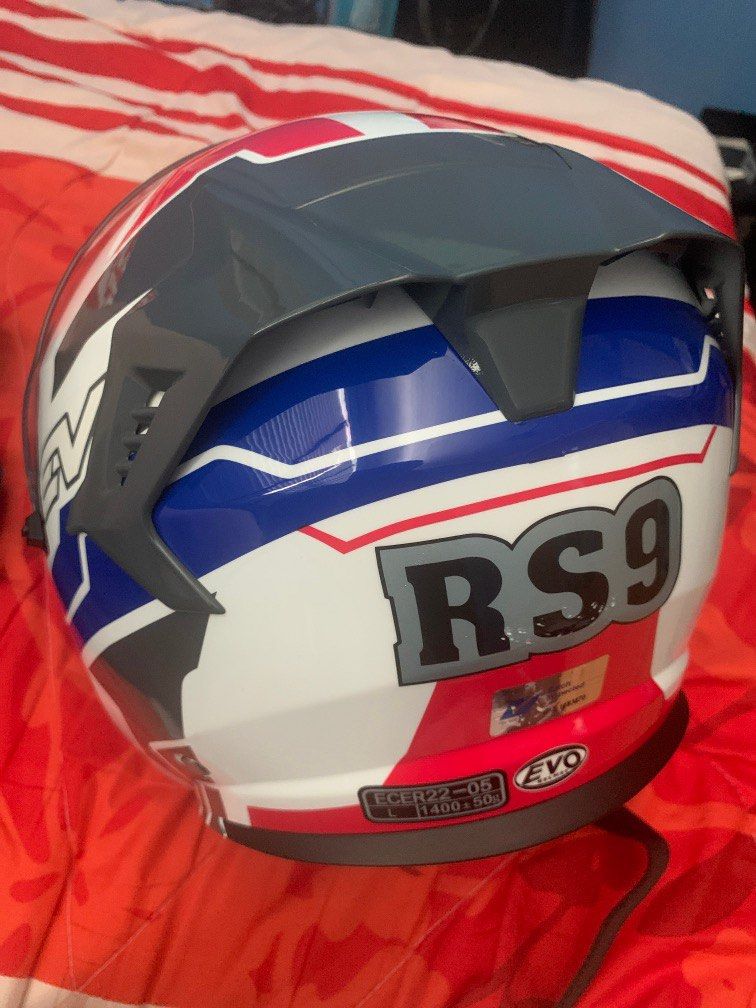EVO RS9 Euro helmet, Motorcycles, Motorcycle Apparel on Carousell