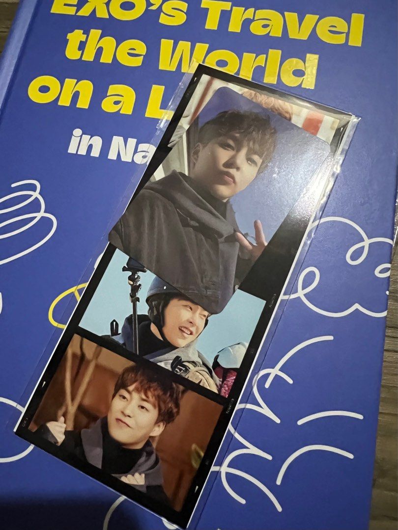 Exo Travel the world on a ladder Photobook_Xiumin ver, Hobbies & Toys ...