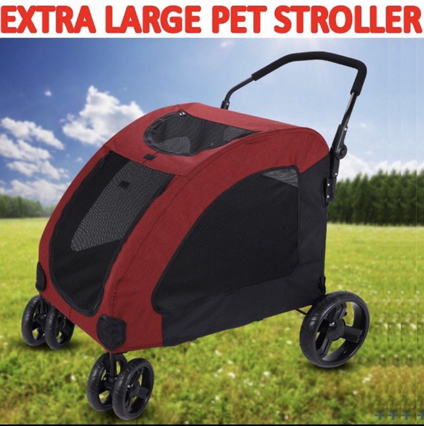 Extra large pet online stroller