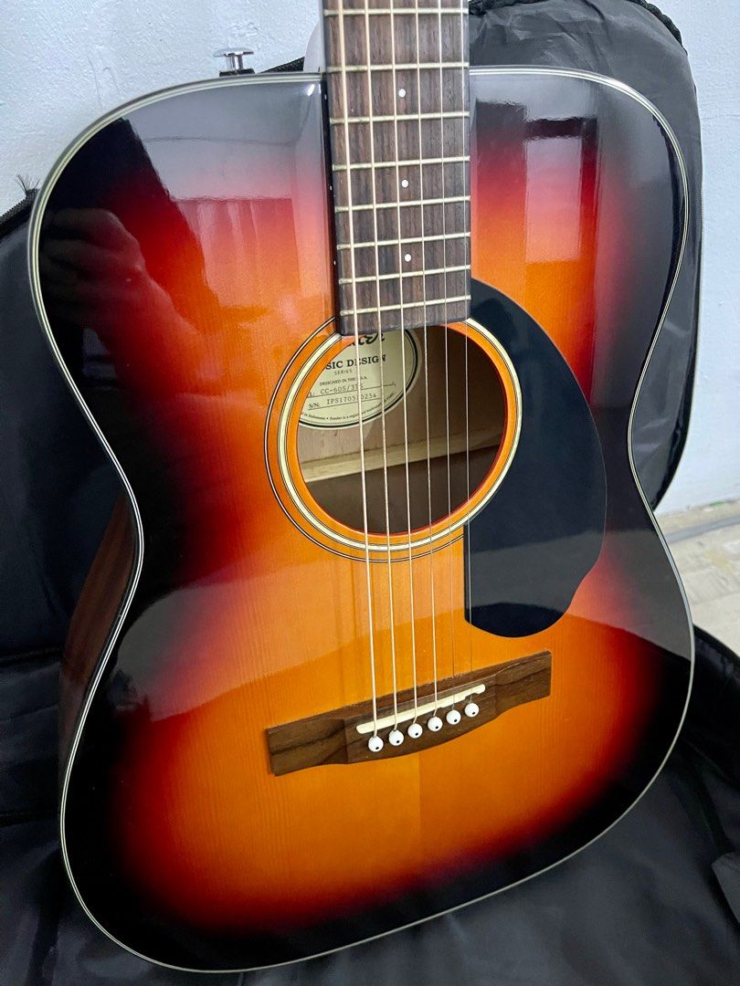 Fender CC-60S Concert Acoustic Guitars, Walnut Fingerboard, | Reverb