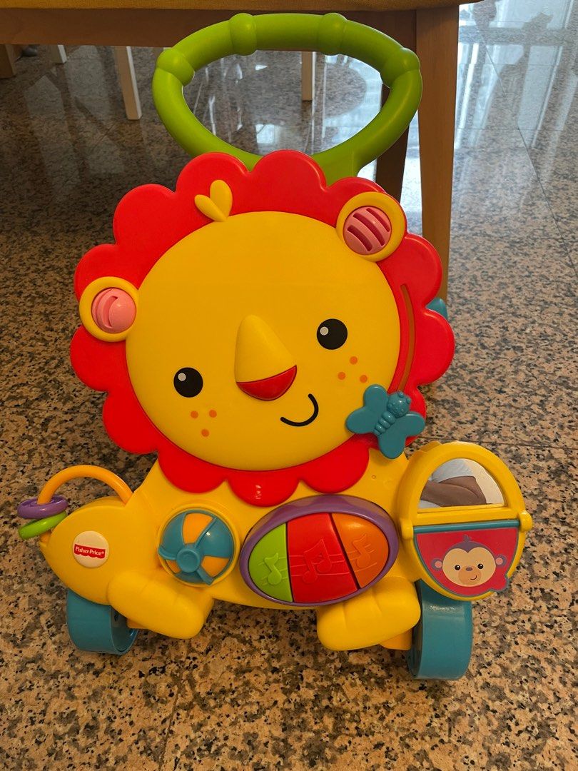 Fisher price lion walker, Babies & Kids, Infant Playtime on Carousell