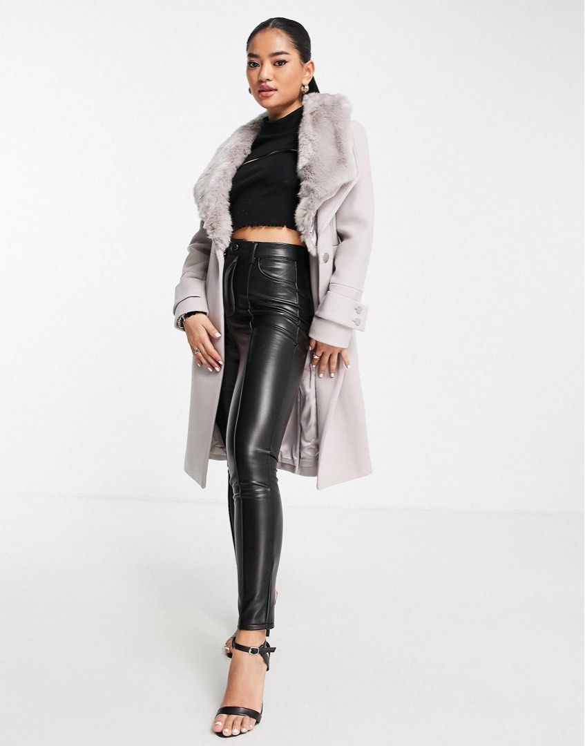 Faux fur deals wrap forever new