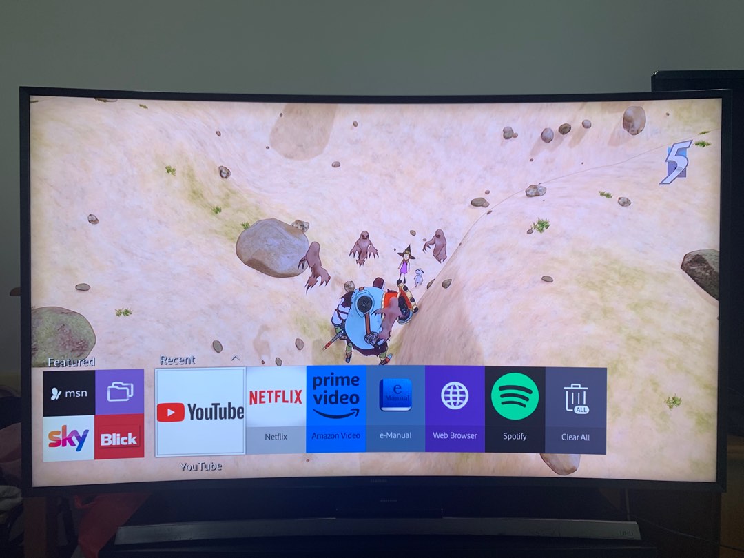 Samsung 55” 4K UHD Curved Smart TV Digital Ready. Free Delivery from