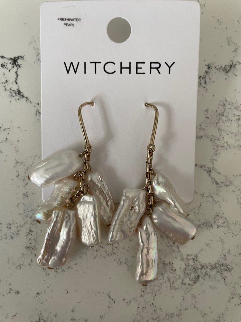 Witchery pearl earrings online