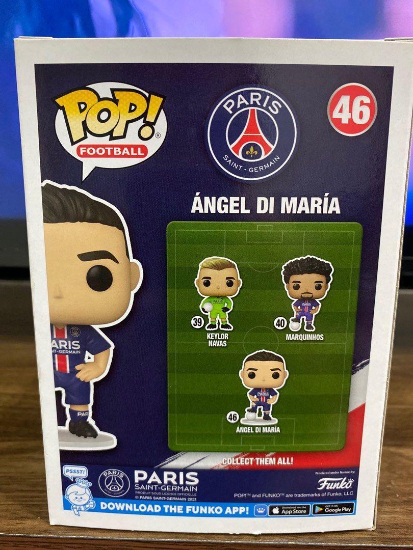 Funko Pop! Football PSG: Angel Di Maria, Hobbies & Toys, Toys & Games on  Carousell