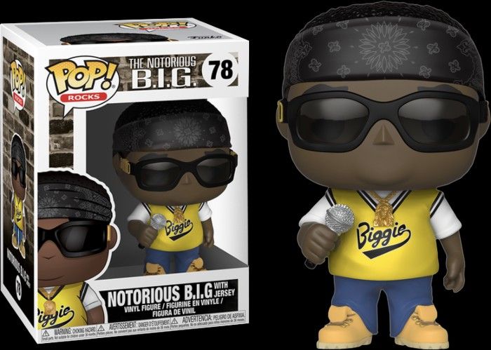 Funko Pop! Rocks: Notorious B.I.G. - Notorious B.I.G. in Jersey #78 ...