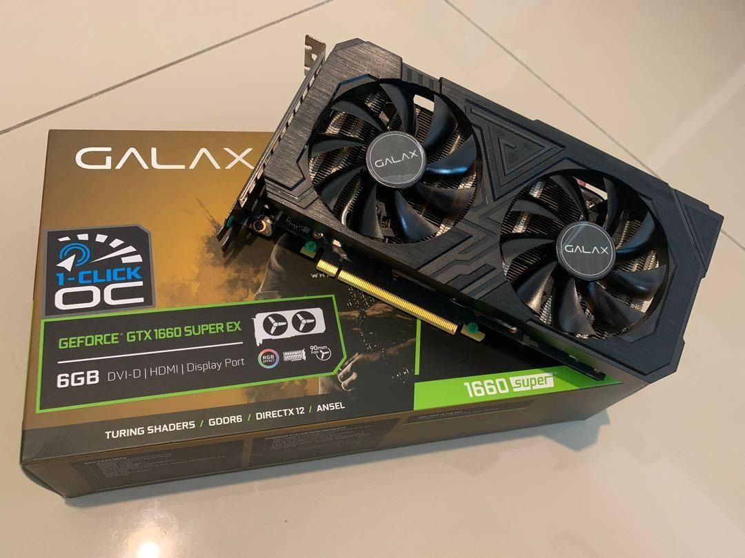 GALAX 1660 SUPER GPU, Computers & Tech, Parts & Accessories, Computer ...