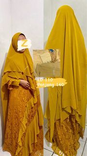 Gamis syar’i merk nada.id (1sheet jilbab)