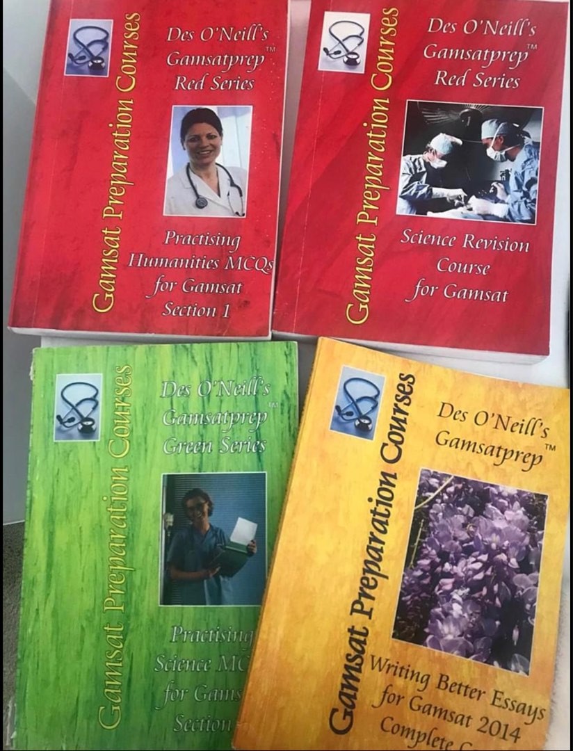 GAMSAT Des O’Neill Full Course, Textbooks on Carousell