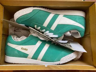 Gola Harrier Suede Tropical Green/White